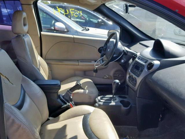 1G8AW12FX4Z185468 - 2004 SATURN ION LEVEL RED photo 5