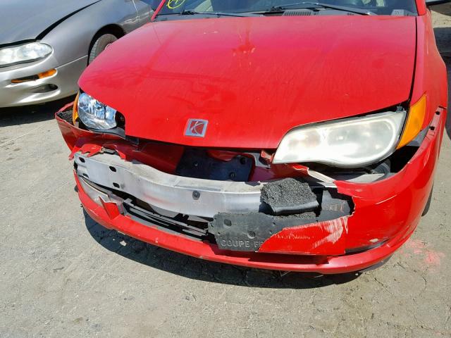 1G8AW12FX4Z185468 - 2004 SATURN ION LEVEL RED photo 9