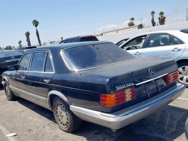 WDBCA39DXHA285201 - 1987 MERCEDES-BENZ 560 SEL BLACK photo 3