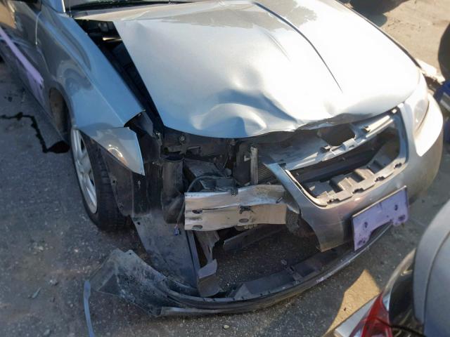 1G8AJ55F97Z200984 - 2007 SATURN ION LEVEL SILVER photo 9