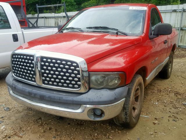 1D7HA16K23J541716 - 2003 DODGE RAM 1500 S RED photo 2