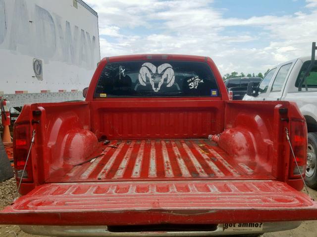 1D7HA16K23J541716 - 2003 DODGE RAM 1500 S RED photo 6