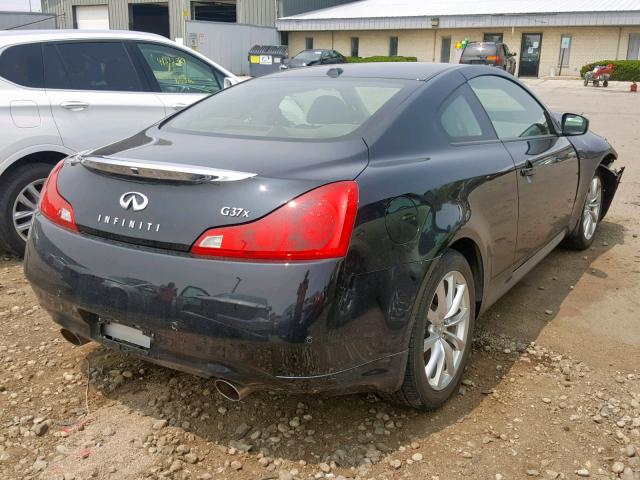 JN1CV6EL2CM473452 - 2012 INFINITI G37 BLACK photo 4