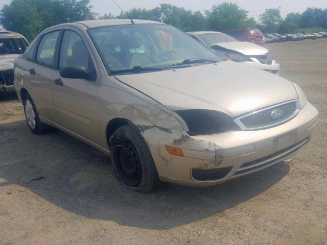 1FAFP34N67W179574 - 2007 FORD FOCUS ZX4 BEIGE photo 1