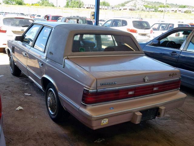 1C3BT56K1GC270146 - 1986 CHRYSLER NEW YORKER PINK photo 3