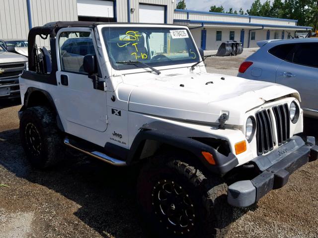 1J4FA39S04P786564 - 2004 JEEP WRANGLER X WHITE photo 1