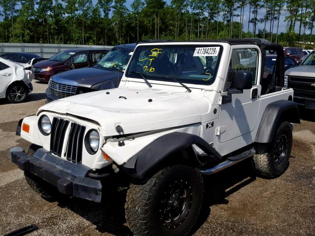 1J4FA39S04P786564 - 2004 JEEP WRANGLER X WHITE photo 2