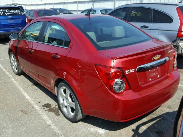 1G1JE5SB3D4240877 - 2013 CHEVROLET SONIC RED photo 3