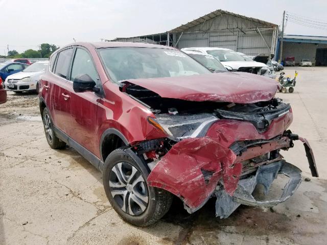 2T3ZFREV2JW510250 - 2018 TOYOTA RAV4 LE MAROON photo 1