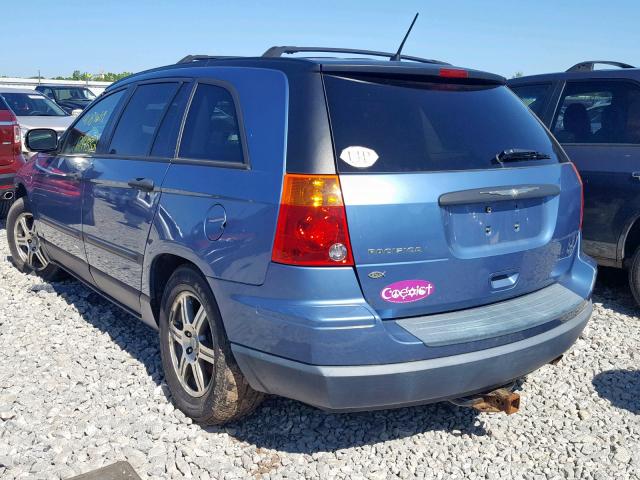 2A8GM48L97R175929 - 2007 CHRYSLER PACIFICA BLUE photo 3