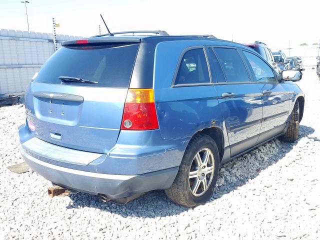 2A8GM48L97R175929 - 2007 CHRYSLER PACIFICA BLUE photo 4