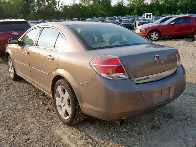 1G8ZS57B58F251590 - 2008 SATURN AURA XE BROWN photo 3