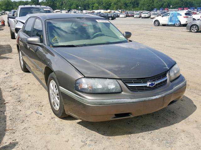 2G1WF55E229389963 - 2002 CHEVROLET IMPALA GOLD photo 1