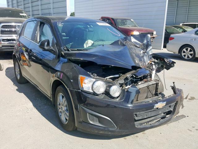 1G1JC6SH3E4210330 - 2014 CHEVROLET SONIC LT BLACK photo 1