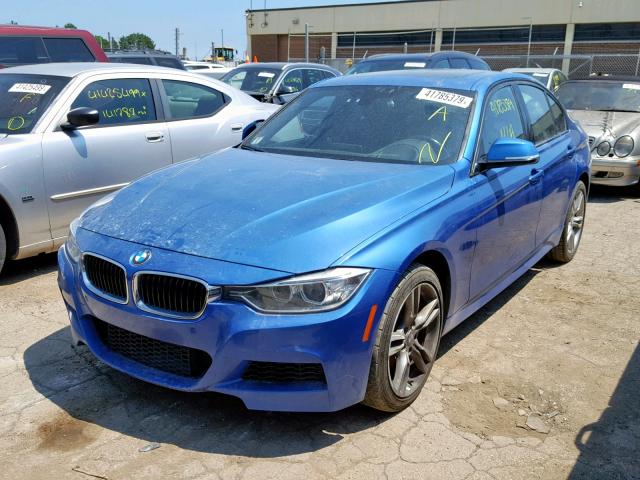 WBA3B9C51DF585514 - 2013 BMW 335 XI BLUE photo 2