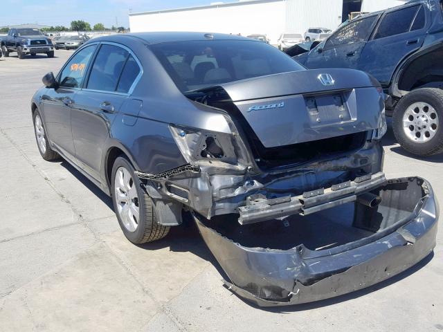 1HGCP26809A079261 - 2009 HONDA ACCORD EXL GRAY photo 3