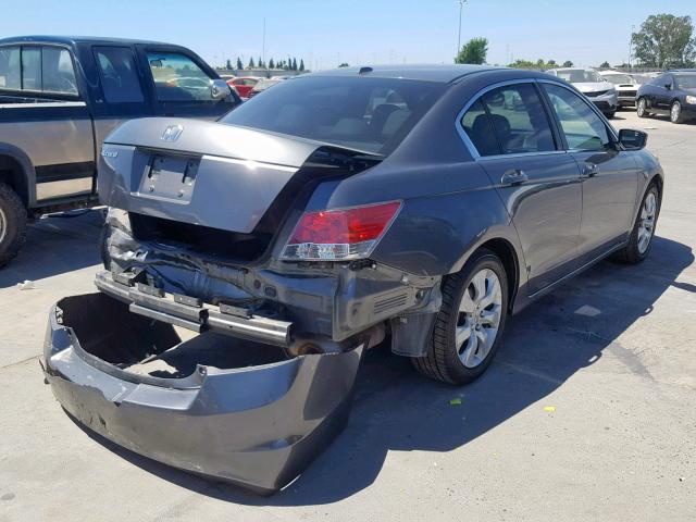 1HGCP26809A079261 - 2009 HONDA ACCORD EXL GRAY photo 4