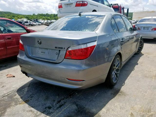 WBANW13598CZ80238 - 2008 BMW 535 I SILVER photo 4