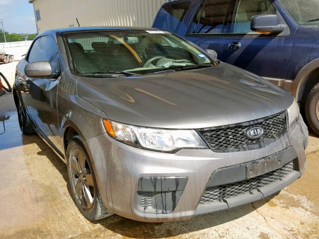 KNAFU6A28C5596917 - 2012 KIA FORTE EX GRAY photo 1