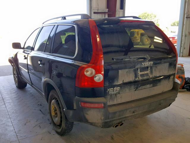 YV4CZ852561304291 - 2006 VOLVO XC90 V8 BLACK photo 3