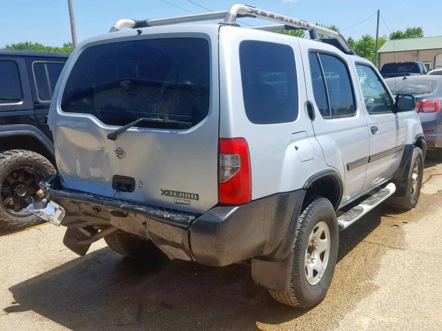 5N1ED28Y31C571333 - 2001 NISSAN XTERRA XE SILVER photo 4