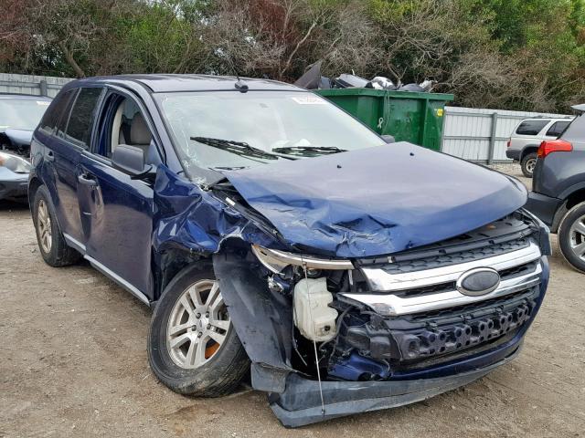 2FMDK3GC6BBB08620 - 2011 FORD EDGE SE BLUE photo 1