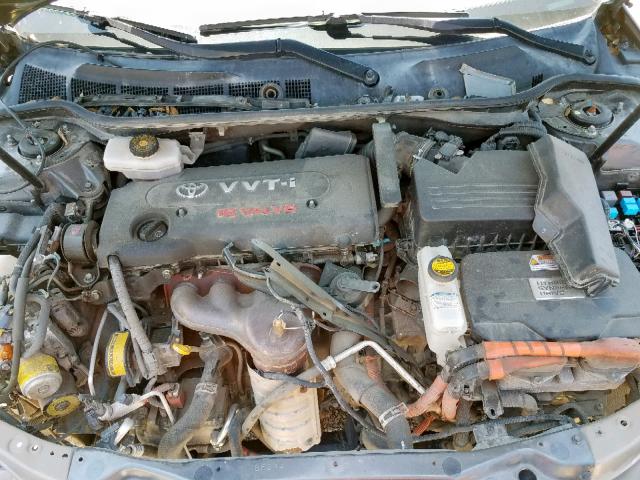 4T1BB46KX9U085434 - 2009 TOYOTA CAMRY HYBR GRAY photo 7