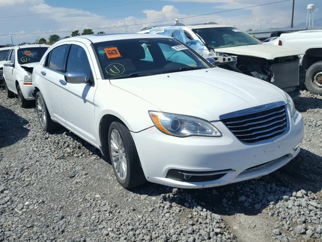 1C3CCBCG2CN222088 - 2012 CHRYSLER 200 LIMITE WHITE photo 1