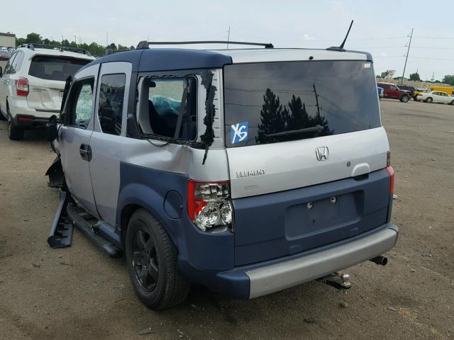 5J6YH28685L012557 - 2005 HONDA ELEMENT EX SILVER photo 3