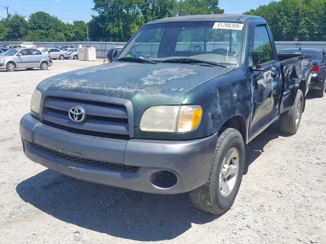 5TBJN321X3S333166 - 2003 TOYOTA TUNDRA GREEN photo 2