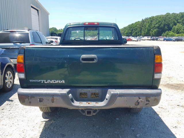 5TBJN321X3S333166 - 2003 TOYOTA TUNDRA GREEN photo 6