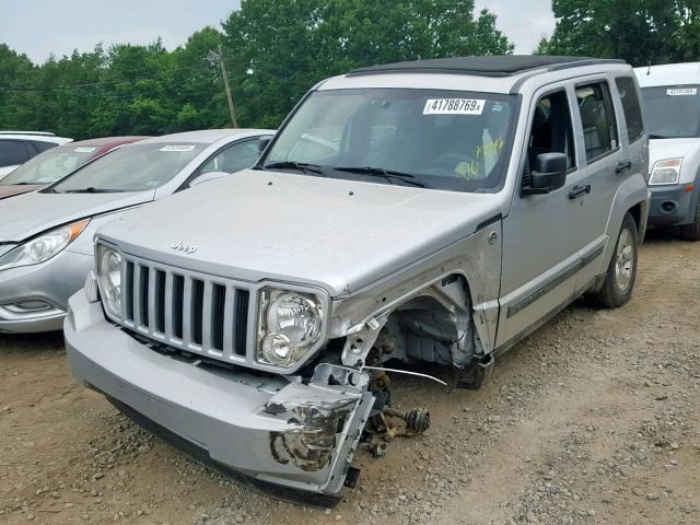 1J4PN2GK2AW178861 - 2010 JEEP LIBERTY SP SILVER photo 2