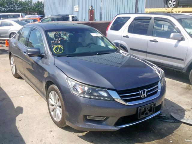 1HGCR3F80DA041957 - 2013 HONDA ACCORD EXL GRAY photo 1