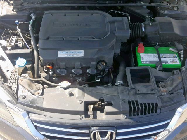 1HGCR3F80DA041957 - 2013 HONDA ACCORD EXL GRAY photo 7