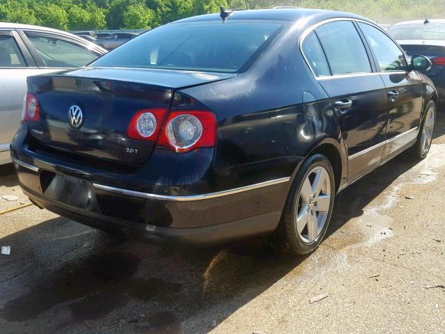 WVWAK73C18P003067 - 2008 VOLKSWAGEN PASSAT KOM BLACK photo 4