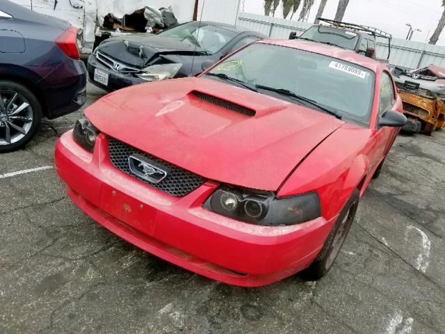 1FAFP42XX2F219044 - 2002 FORD MUSTANG GT RED photo 2