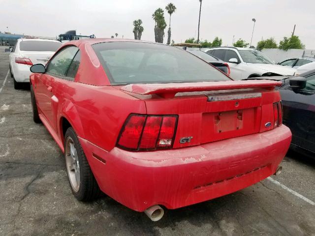 1FAFP42XX2F219044 - 2002 FORD MUSTANG GT RED photo 3