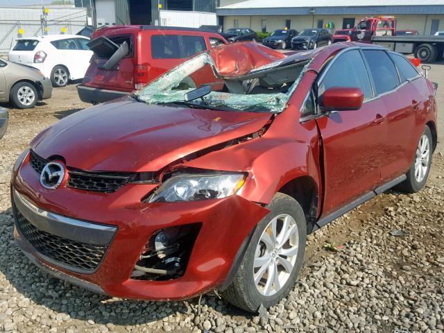 JM3ER4CL2B0358686 - 2011 MAZDA CX-7 RED photo 2