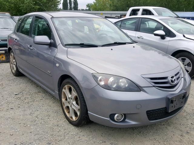 JM1BK144761423179 - 2006 MAZDA 3 HATCHBAC GRAY photo 1