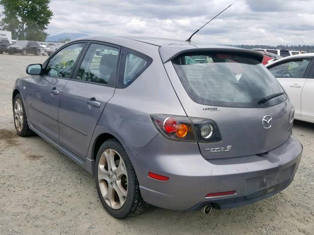 JM1BK144761423179 - 2006 MAZDA 3 HATCHBAC GRAY photo 3