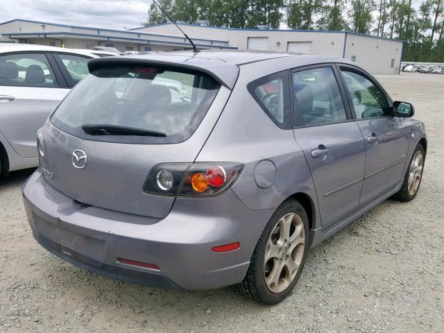 JM1BK144761423179 - 2006 MAZDA 3 HATCHBAC GRAY photo 4