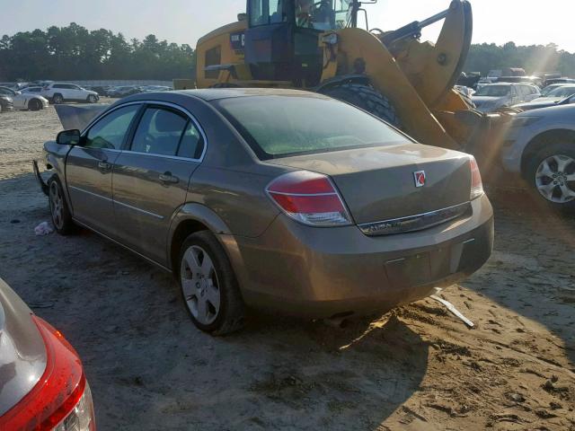 1G8ZS57BX8F249608 - 2008 SATURN AURA XE BROWN photo 3