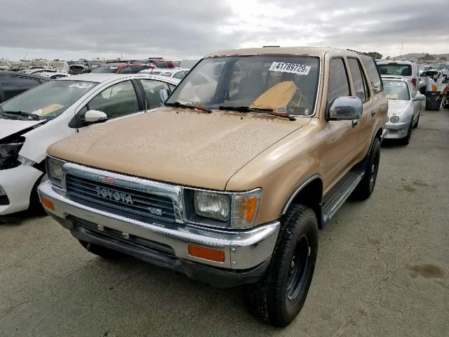 JT3VN39W6L0018673 - 1990 TOYOTA 4RUNNER VN GOLD photo 2