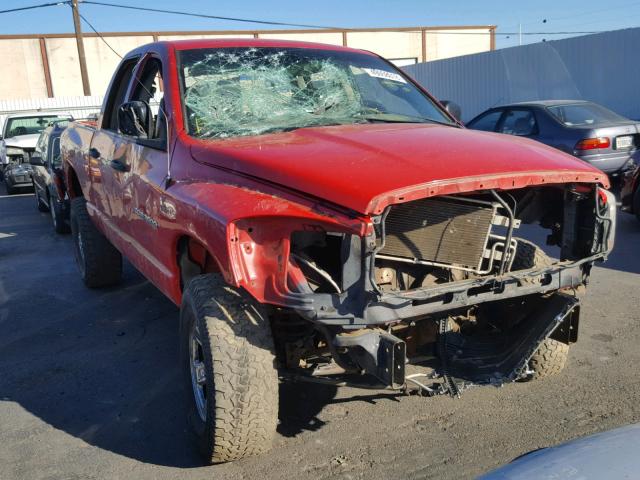 1D7KS28C76J175173 - 2006 DODGE RAM 2500 S RED photo 1