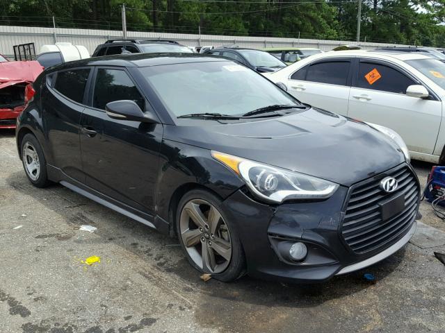 KMHTC6AE7FU216121 - 2015 HYUNDAI VELOSTER T BLACK photo 1