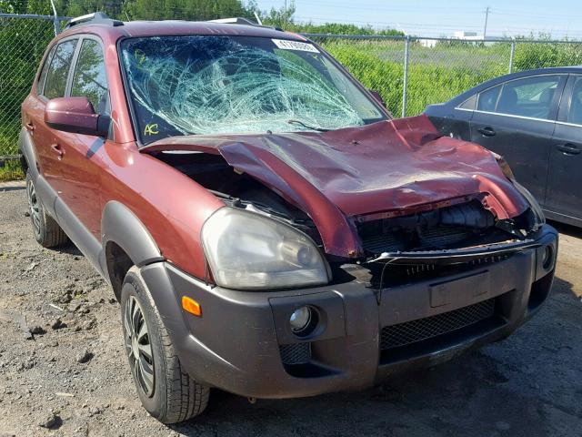 KM8JM72D66U252236 - 2006 HYUNDAI TUCSON GL RED photo 1