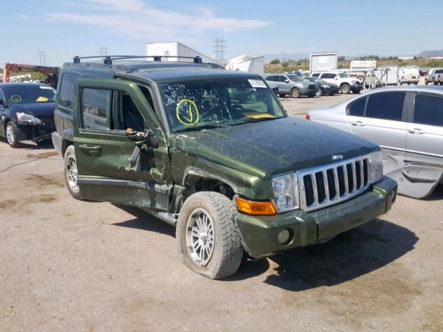 1J8HG48NX7C530094 - 2007 JEEP COMMANDER GREEN photo 1