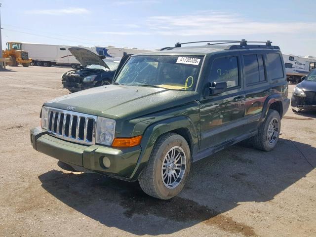 1J8HG48NX7C530094 - 2007 JEEP COMMANDER GREEN photo 2