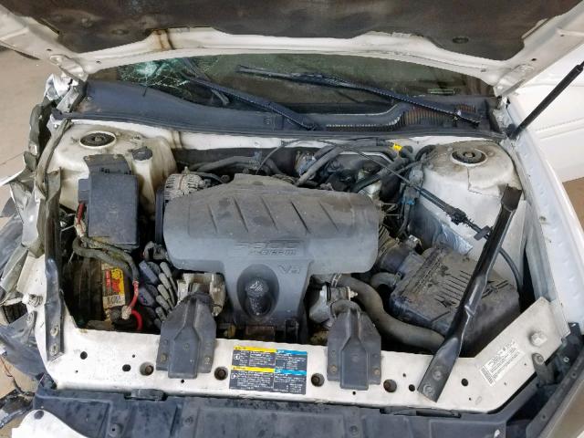 2G2WP552171182310 - 2007 PONTIAC GRAND PRIX WHITE photo 7