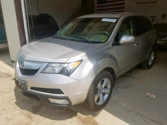 2HNYD2H25CH519046 - 2012 ACURA MDX GRAY photo 2